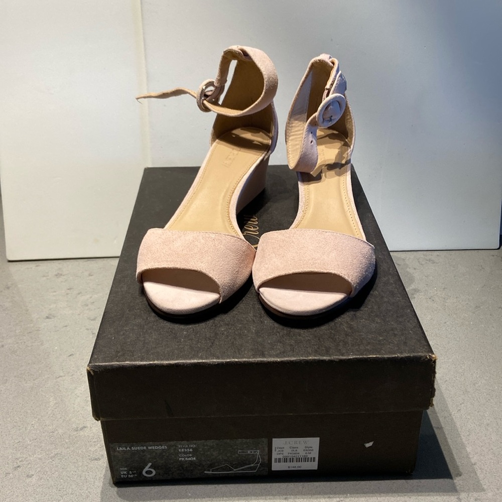 J Crew Suede Wedges